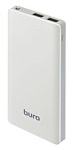 1067117 Мобильный аккумулятор Buro RCL-10000-WG Li-Pol 10000mAh 2.1A белый/серый 2xUSB