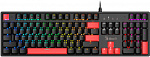 1859410 Клавиатура A4Tech Bloody S510R механическая черный USB for gamer LED (S510R USB FIRE BLACK/BLMS RED)