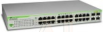AT-GS910/24-50 Allied telesis 24 port 10/100/1000TX unmanaged switch with internal power supply EU Power Adapter