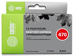 356642 Картридж струйный Cactus CS-PGI470XLBK PGI-470XLBK черный пигментный (21.4мл) для Canon Pixma MG5740/MG6840/MG7740/TS5040/6040/8040/9040