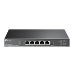 Коммутатор TP-Link TL-SG105PP-M2, Настольный с 5 портами 2,5 Гбит/с (4 порта PoE++), 802.3af/at/bt 3-го типа, бюджет PoE — 123 Вт, стальной настольный