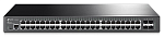 Коммутатор TP-Link TL-SG3452, JetStream управляемый уровня 2+ на 48 гигабитных портов и 4 гигабитных uplink-порта