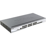 1359422 Коммутатор D-Link SMB D-Link DGS-1510-28XMP/A1A PROJ Настраиваемый L2+ стекируемый с 24 портами 10/100/1000Base-T и 4 портами 10GBase-X SFP+ (24 порта PoE 802.3a