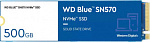 1846030 Накопитель SSD WD S PCI-E 3.0 x4 500Gb WDS500G3B0C Blue SN570 M.2 2280