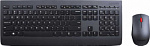 420942 Клавиатура + мышь Lenovo Combo Professional клав:черный мышь:черный USB беспроводная slim