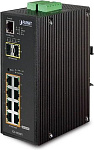 1000459284 Коммутатор Planet коммутатор/ IP30 L2+ SNMP Manageable 8-Port Gigabit POE(Af) Switch + 2-Port Gigabit SFP Industrial Switch (-40 to 75 C), ERPS Ring Supported,