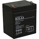 1000527454 Аккумуляторная батарея SS CyberPower RC 12-4.5 / 12 В 4,5 Ач Battery CyberPower Standart series RС 12-4.5, voltage 12V, capacity (discharge 20 h)