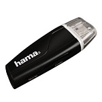 1071345 Устройство чтения карт памяти USB2.0 Hama 00054115 черный