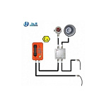 JREX103-FK-HB-SIP, клавиатура, горн, маячок, без крышки, PoE, БП