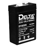 1457399 Delta DT 6028 (2,8 А\ч, 6В) свинцово- кислотный аккумулятор