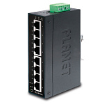 1000459276 коммутатор/ PLANET IP30 Slim type 8-Port Industrial Manageable Gigabit Ethernet Switch (-40 to 75 degree C)