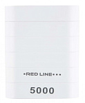 1366590 Мобильный аккумулятор Redline S5000 5000mAh 1A белый