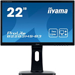 1027681 Монитор Iiyama 21.5" ProLite B2283HS-B3 черный TN+film LED 1ms 16:9 HDMI M/M матовая HAS Pivot 1000:1 250cd 170гр/160гр 1920x1080 D-Sub DisplayPort FH