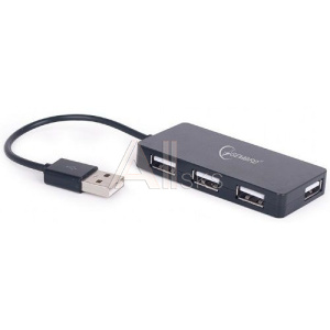 1819249 Концентратор USB 2.0 Gembird UHB-U2P4-03, 4 порта, блистер (UHB-U2P4-03)