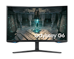 LS32BG650EIXCI Samsung 32" Odyssey G6 S32BG650EI Curved VA 16:9 2560x1440x240Hz 1ms 350cd 2500:1 178/178 1,07 млрд HDMI*2 DP USB3.0x2 Spk HAS Pivot Tiltl VESA Black