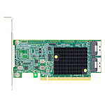 11044221 Lr-Link LRNV9F24 PCIe x16 to Two SlimSAS SFF-8654 8i Retimer Adapter, Support up to 4 NVMe SSDs