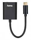 1218249 Разветвитель USB 2.0 Hama 1порт. черный (00135748)
