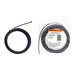 1924685 TDM SQ0590-0023 Нейлоновая кабельная протяжка НКП диаметр 4мм длина 15м с наконечниками (черная)