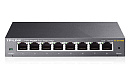 TP-Link TL-SG108E, 8-портовый гигабитный настольный Easy Smart коммутатор, 8 портов RJ45 10/100/100 Мбит/с, VLAN на базе MTU/порта/тэга, QoS, IGMP Sno