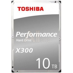 1630570 10TB Toshiba X300 (HDWR11AUZSVA) {SATA 6.0Gb/s, 7200 rpm, 256Mb buffer, 3.5"}