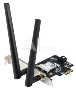 адаптер ASUS PCE-AX3000 // AX3000 // 2402 + 574Mbps, PCI-E Adapter, 2 antenna