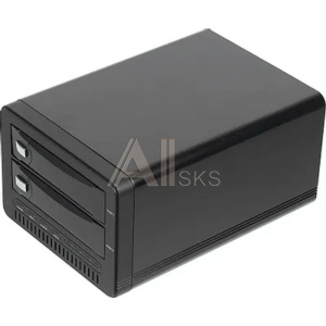 11026042 Корпус AGESTAR 3U2B3A1 Внешний для HDD SATA II USB3.0 алюминий hotswap 3.5"