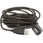 1489363 Cablexpert Кабель удлинитель USB 2.0 активный, AM/AF, 5м (UAE-01-5M)