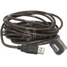 1489363 Cablexpert Кабель удлинитель USB 2.0 активный, AM/AF, 5м (UAE-01-5M)