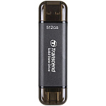 1979465 Накопитель Transcend SSD USB-C 512Gb TS512GESD310C серый USB