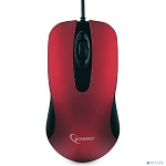 Gembird MOP-400-R красный USB {Мышь, бесшумный клик, 2 кнопки+колесо кнопка, 1000 DPI, soft-touch, кабель 1.45м, блистер} Gembird MOP-400-R красный USB {Мышь, бесшумный клик, 2 кнопки+колесо кнопка, 1000 DPI, soft-touch, кабель 1.45м, блистер}