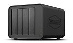 Система хранения данных TerraMaster D4-320 DAS tower/JBOD,RAID0,1/up to 4 SATA(3,5' or 2,5')/1xUSB3.1 Type-C gen2/1xPS/1YW (существенное повреждение к