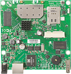 RB912UAG-5HPnD Маршрутизатор MIKROTIK RouterBOARD 912UAG with 600Mhz Atheros CPU, 64MB RAM, 1xGigabit LAN, USB, miniPCIe, built-in 5Ghz 802.11a/n 2x2 two chain wireless, 2xMMCX co