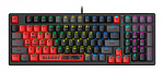 1891182 Клавиатура A4Tech Bloody S98 механическая красный/черный USB for gamer LED (SPORTS RED)