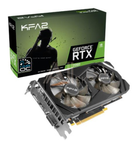 1339165 Видеокарта PCIE16 RTX2060 6GB GDDR6 RTX 2060 1 CLICK OC 6GB KFA2