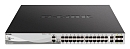 DGS-3130-30PS/B1A Коммутатор D-LINK PROJ Управляемый L3 стекируемый PoE-коммутатор, 24x1000Base-T PoE, 2x10GBase-T, 4x10GBase-X SFP+, PoE-бюджет 370 Вт (740 Вт с DPS-700), защита