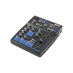 148424 Микшер [GEM-05USB] Gemini [GEM-05USB] аналоговый, 5 каналов, выход на наушники, Bluetooth, USB-проигрыватель файлов в формате MP3/WAV