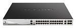 DGS-3130-30PS/B1A Коммутатор D-LINK PROJ Управляемый L3 стекируемый PoE-коммутатор, 24x1000Base-T PoE, 2x10GBase-T, 4x10GBase-X SFP+, PoE-бюджет 370 Вт (740 Вт с DPS-700), защита