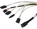 M01820 Cable SFF-8643 - 4*SATA (MiniSAS HD -to- 4*SATA), 1m (analog LSI00411, 2279800-R)