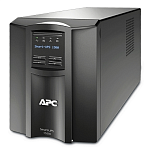 Источник бесперебойного питания APC Smart-UPS 1500VA/1000W, Line-Interactive, LCD, Out: 220-240V 8xC13 (4-Switched), SmartSlot, USB, SmartConnect, Bla