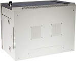 Шкаф коммутационный Lanmaster (TWT-CBWPG-9U-6X6-GY) настенный 9U 600x600мм пер.дв.стекл 60кг серый 502мм