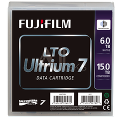 18545 Fujifilm Ultrium LTO7 RW 15TB (6Tb native) bar code labeled Cartridge (for libraries & autoloaders) (analog C7977A + Label)