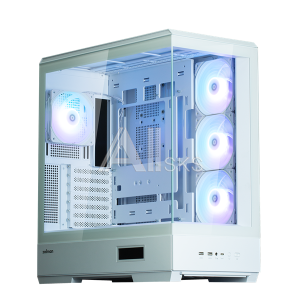 P50 DS WHITE ZALMAN P50 DS, ATX, WHITE, WINDOW, 2x3.5", 3x2.5", 1xUSB TYPE-C, 2xUSB3.0, SIDE 3x120mm ARGB, REAR 1x120mm ARGB