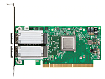 MCX516A-CCAT Mellanox ConnectX-5 EN network interface card, 100GbE dual-port QSFP28, PCIe Gen 3.0 x16, tall bracket, 1 year