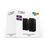 1732504 CBR CMS 635 Black, Акустическая система 2.0, питание USB, 2х3 Вт (6 Вт RMS), материал корпуса MDF, 3.5 мм линейный стереовход, регул. громк., длина ка