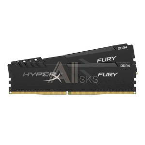 1278862 Модуль памяти KINGSTON Fury Gaming DDR4 Общий объём памяти 16Гб Module capacity 8Гб Количество 2 3200 МГц Радиатор Множитель частоты шины 16 1.35 В че