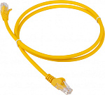 1091687 Патч-корд Lanmaster LAN-PC45/U6-2.0-YL UTP вилка RJ-45-вилка RJ-45 кат.6 2м желтый LSZH (уп.:1шт)