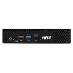11063709 Hiper FT20-i3141R8N2R6BWP Мини-ПК Core i3 14100/8ГБ /256ГБ NVMe/Intel UHD Graphics 730/Gigabit Ethernet/Wi-Fi 6 - Realtek RTL8852B/Bluetooth 5.2/Чёрны