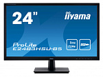 1402254 Монитор Iiyama 24" ProLite E2483HSU-B5 черный TN LED 16:9 HDMI M/M матовая 250cd 170гр/160гр 1920x1080 D-Sub DisplayPort FHD USB 3.4кг