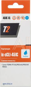 855653 Картридж струйный T2 IC-CCLI-451C XL CLI-451C XL голубой для Canon iP7240/MG5440/MG6340