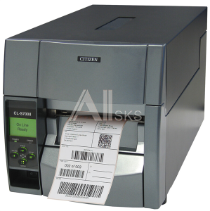 CLS703IICEXXX Citizen TT CL-S703II Printer;Grey, 300 dpi, with Compact Ethernet Card (ex 1000846)